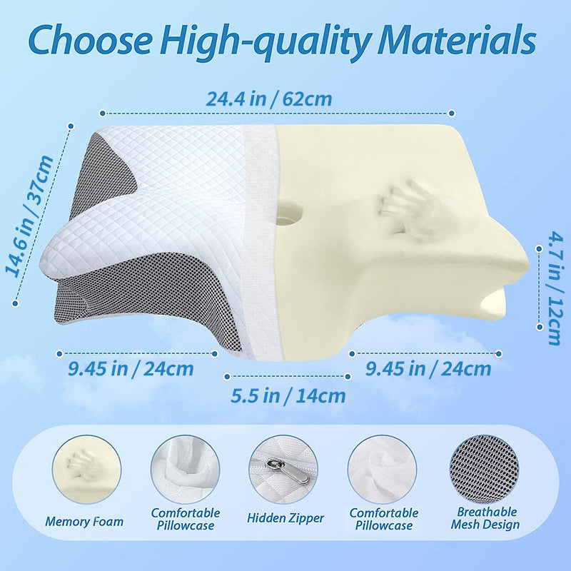 Almohada Cervical Ergonomica de Espuma Viscoelastica